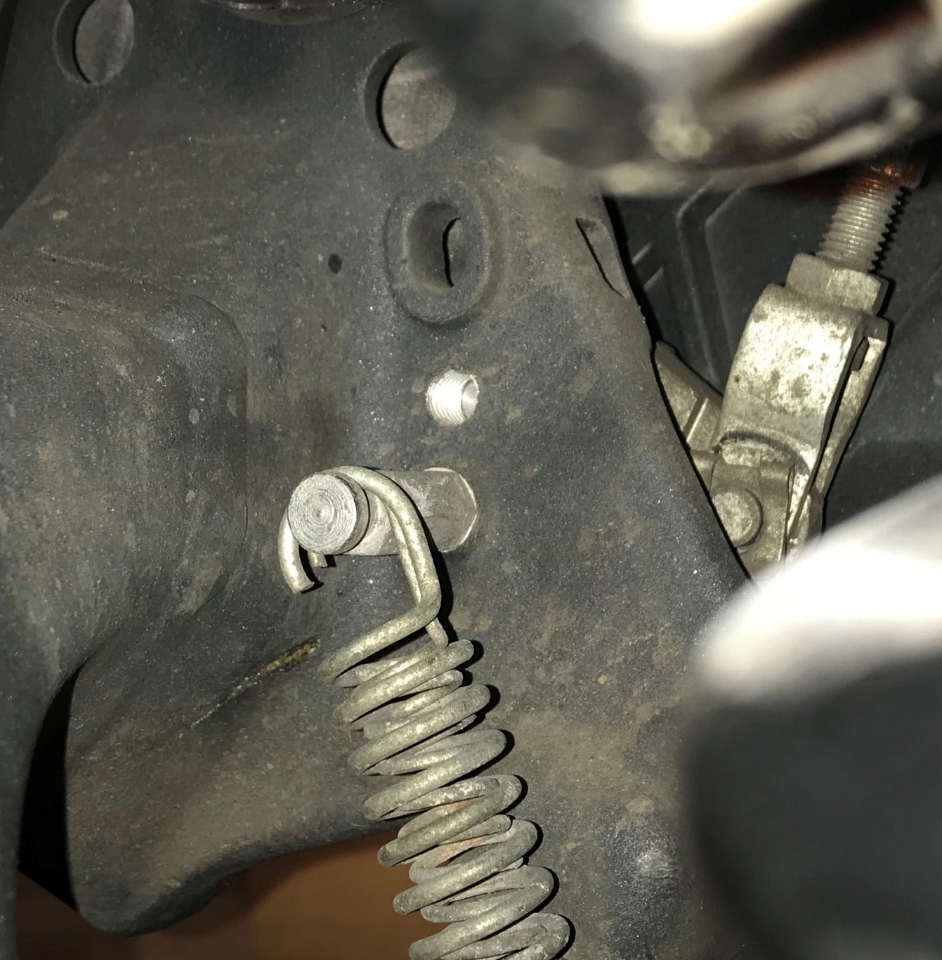 Rear Brake Pedal Pivot Bolt snapped, drilled out, now Heli-Coil? - page ...